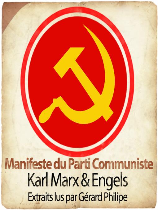 Title details for Manifeste du Parti Communiste by Gérard Philipe - Available